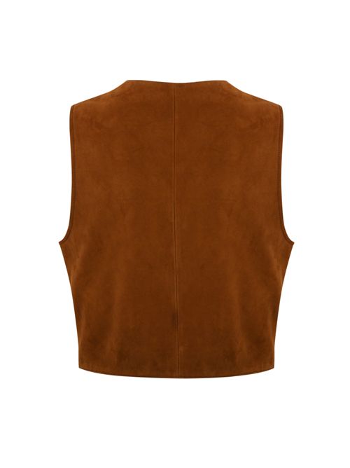 Gilet in suede Roy Roger's | RND90181C952XXXXC0141